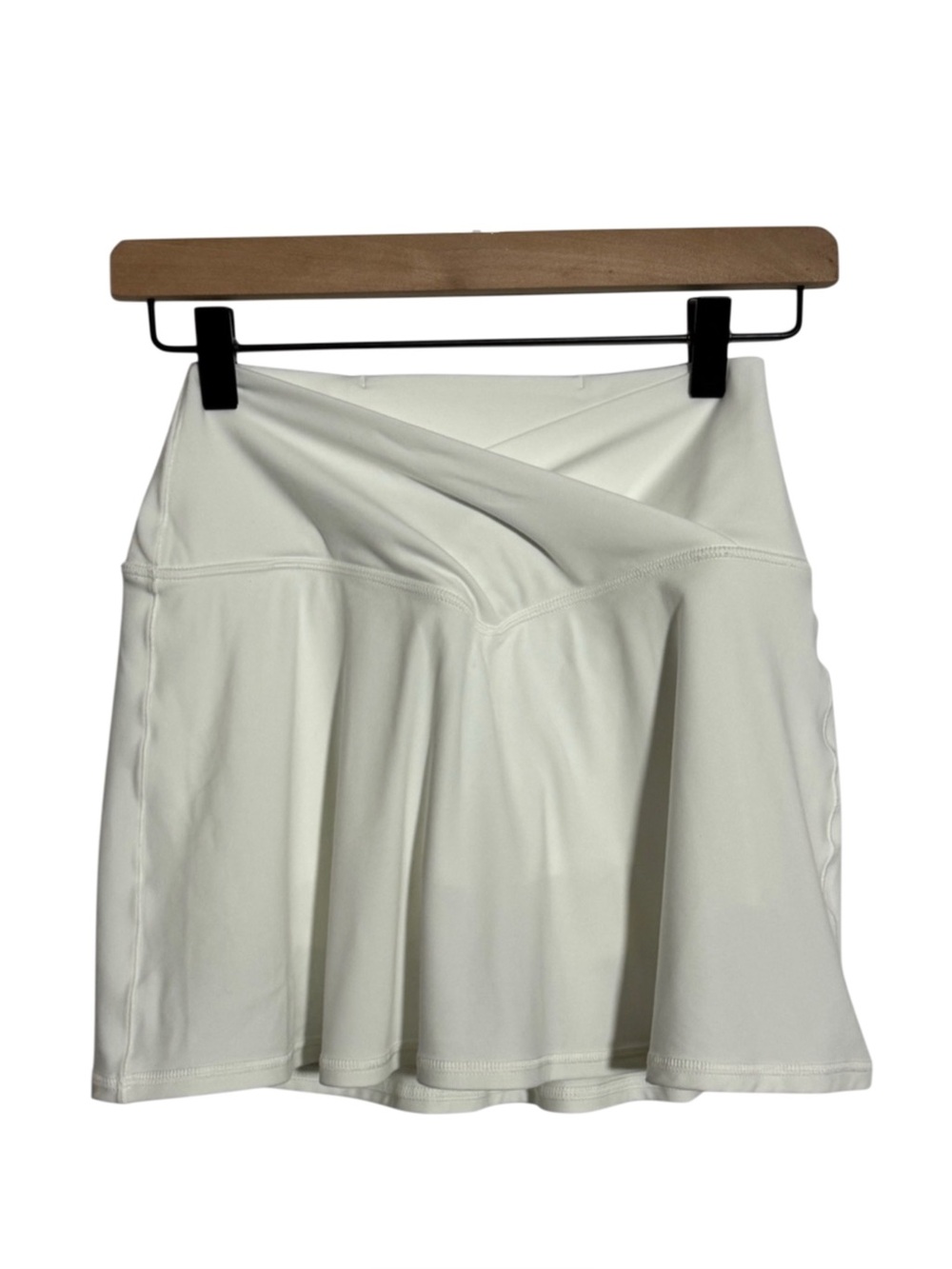 WAS18 {aerie Offline} "Real Me Crossover" White Elastic Waist Tennis Golf Skort